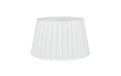 Hallbergs Linero Lampskärm Plisserad Ø30cm Vit* Plisserade Lampskärmar