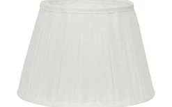 Hallbergs Linero Plisserad Lampskärm Ø20cm Offwhite* Plisserade Lampskärmar