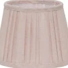 Hallbergs Linero Plisserad Lampskärm Ø38cm Rosa* Plisserade Lampskärmar