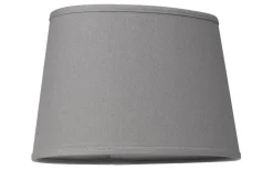 Cottex Linne Lampskärm Ø25cm Grå* Enfärgade Runda Lampskärmar