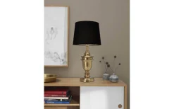 Cottex Linne Lampskärm Ø30cm Svart* Enfärgade Runda Lampskärmar