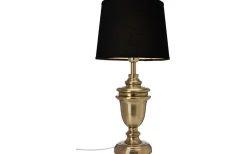 Cottex Linne Lampskärm Ø30cm Svart* Enfärgade Runda Lampskärmar