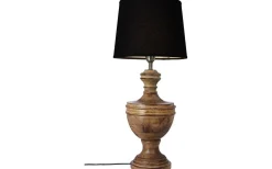 Cottex Linne Lampskärm Ø30cm Svart* Enfärgade Runda Lampskärmar