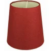 Oriva Linne Lampskärm Ø17cm Vinröd* Enfärgade Runda Lampskärmar