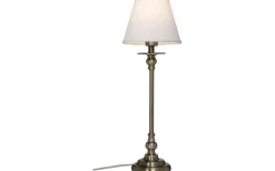 Cottex Linne Lampskärm Ø14cm Vit* Enfärgade Runda Lampskärmar