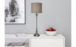 Cylinder Lampskärmar<Cottex Linne Lampskärm Cylinder Ø20cm Grå