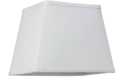 Cottex Linne Lampskärm Rektangulär 23,5cm Vit* Rektangulära Lampskärmar