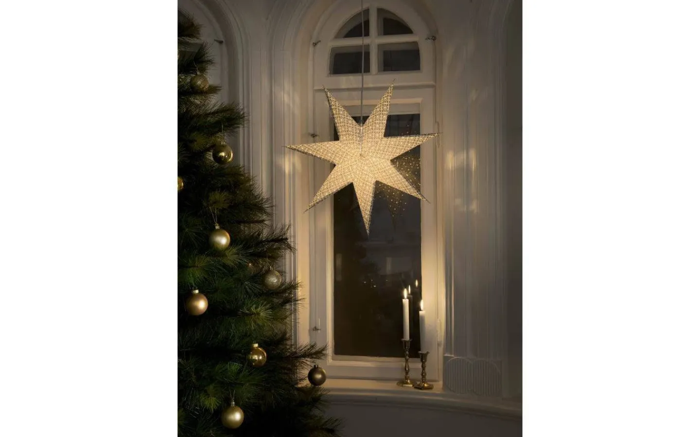 Visa Alla Julstjärnor|Julstjärnor Med Sladd<Konstsmide Liv Julstjärna 60cm Vit/Blå