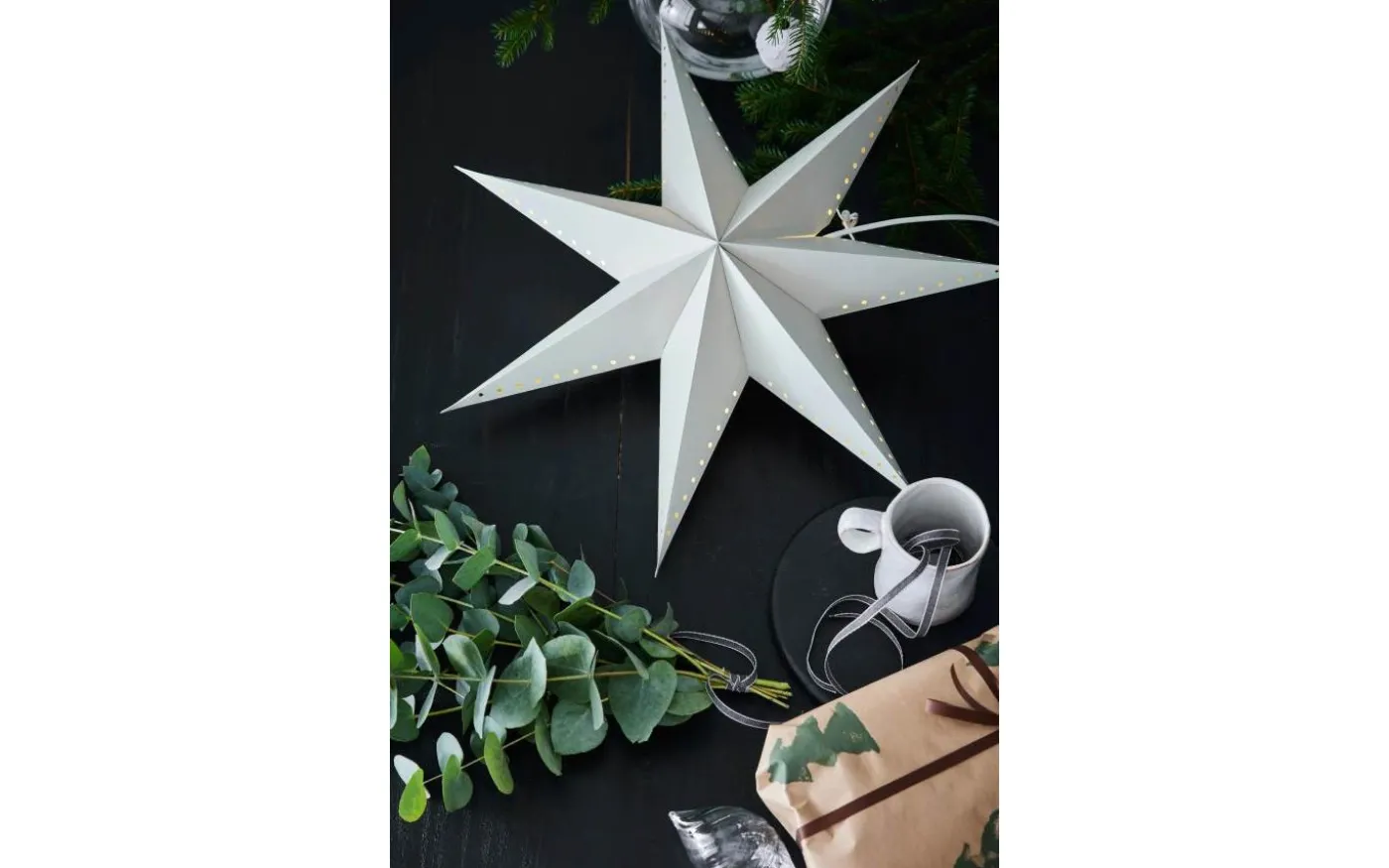 Lively Stjärna 60cm Grå