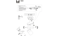 Aneta Livorno Takspotlight 10cm Singel Krom IP44* Badrumslampor Tak