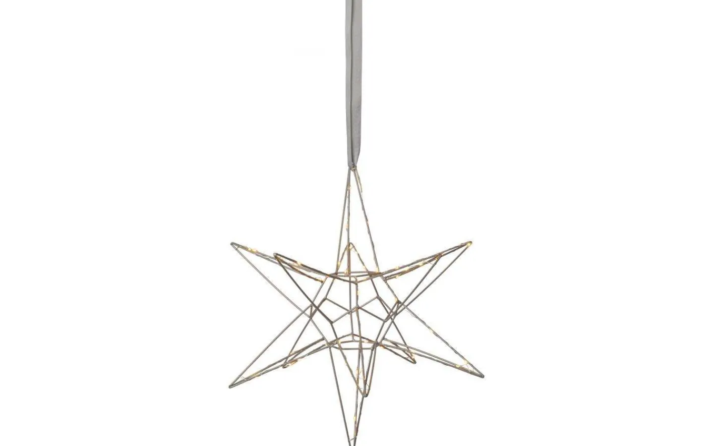 Star Trading Lizzy Julstjärna 3D 47cm Silver* Visa Alla Julstjärnor|Julstjärnor Med Sladd