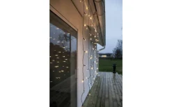 Ljusgardin Crispy Ice White 1,3x1,3m 80LED IP44