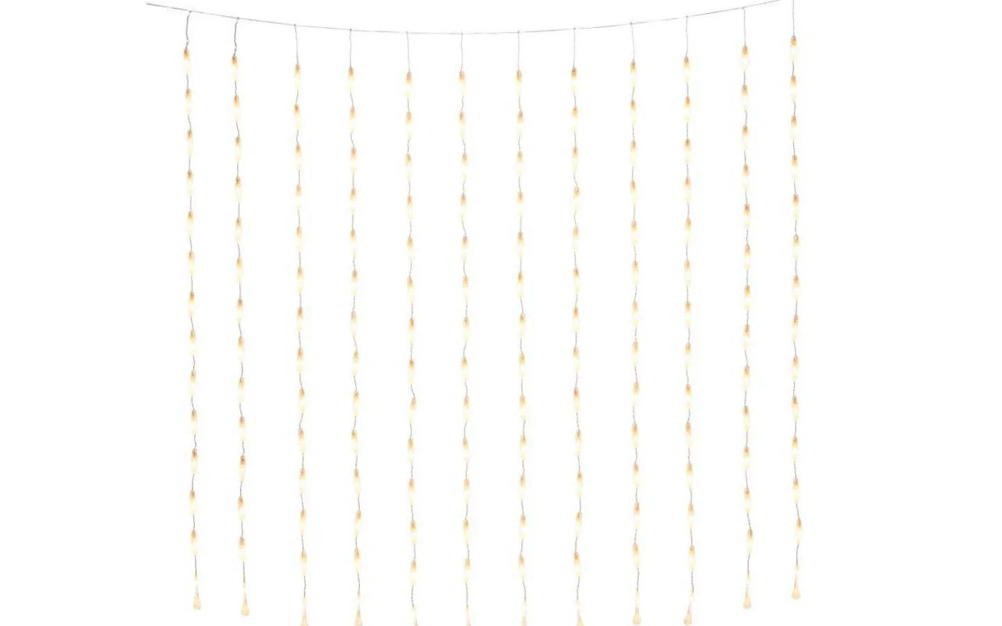 Ljusgardiner Och Istappsslingor<Konstsmide Ljusgardin Drops 200x200cm Amber IP44