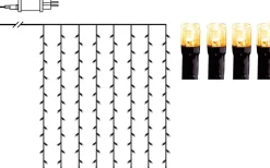 Ljusgardin Golden Warm White 1,3x1,3m 80LED IP44