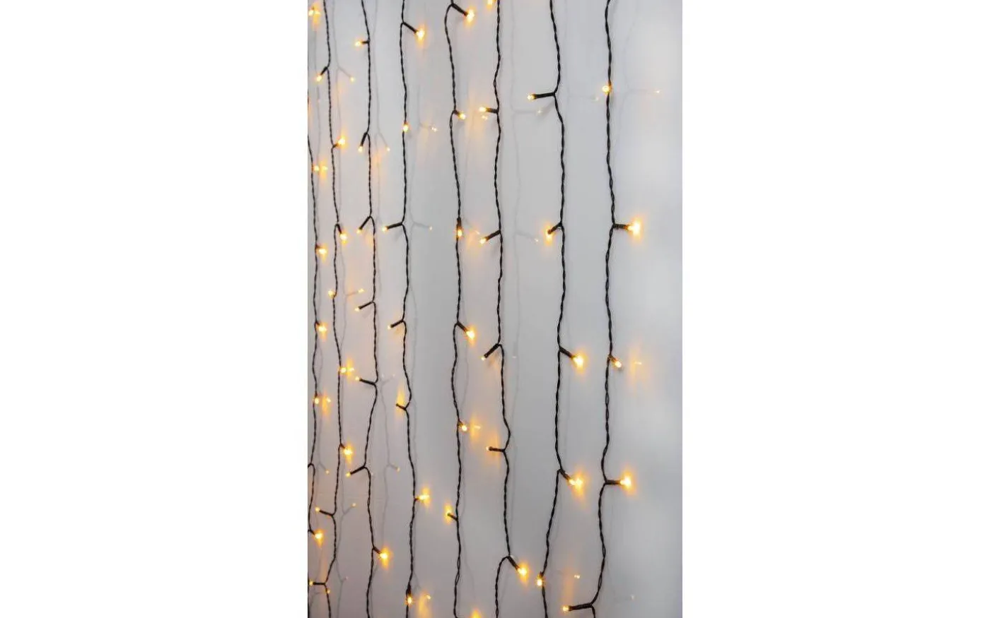 Ljusgardin Golden Warm White 1,3x2m 120LED IP44