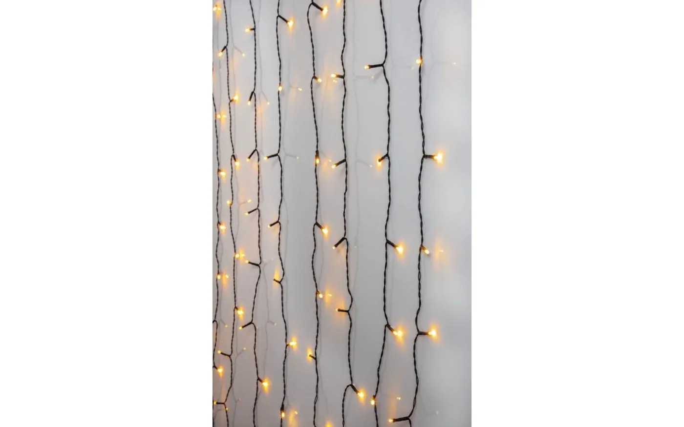 Ljusgardin Golden Warm White 1,3x2m 120LED IP44