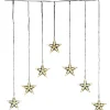 Julpynt Utomhus<Konstsmide Ljusgardin Med Stjärnor 76cm Varmvit IP44