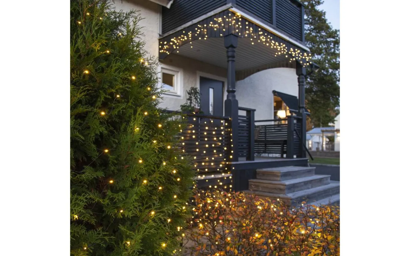 Star Trading Ljusgardin System Decor 1x2m Varmvit Svart Kabel* System Decor Startrading