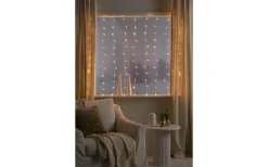 Konstsmide Ljusgardin 140x120cm Amber Inomhus* Ljusgardiner Och Istappsslingor|Partyslingor Inomhus 230V