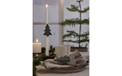 Ljusmanschett Gran Grön 2-pack