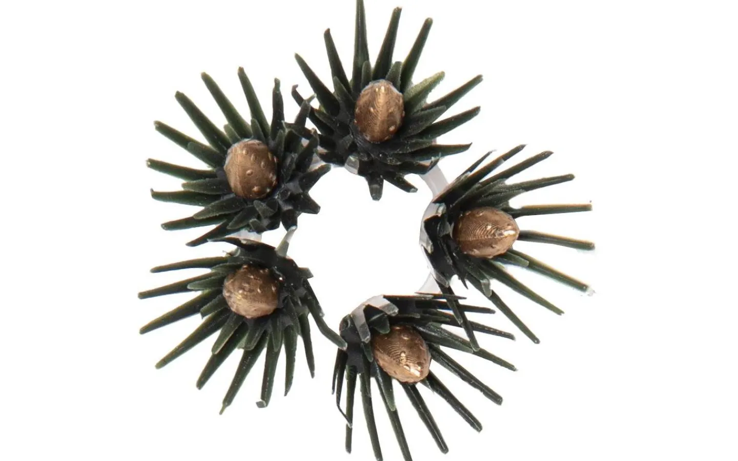 Tillbehör Till Adventsljusstakar<Star Trading Ljusmanschett Guldkottar 7-pack