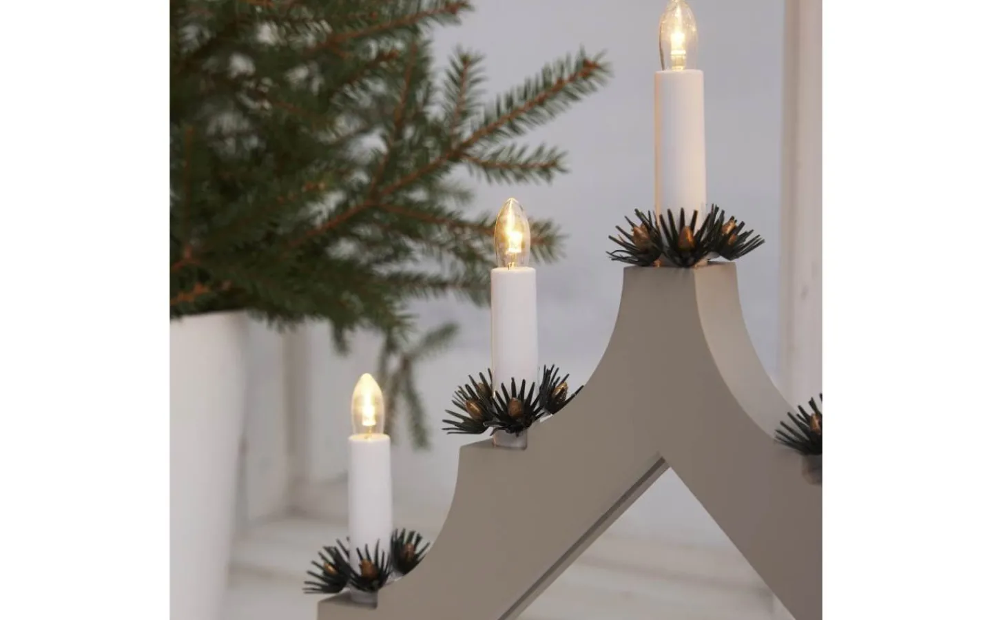 Tillbehör Till Adventsljusstakar<Star Trading Ljusmanschett Guldkottar 7-pack