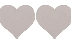 Tillbehör Till Adventsljusstakar<Star Trading Ljusmanschett Hjärta Beige 2-pack