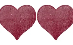 Star Trading Ljusmanschett Hjärta Röd 2-pack* Tillbehör Till Adventsljusstakar