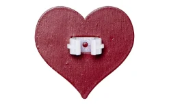 Star Trading Ljusmanschett Hjärta Röd 2-pack* Tillbehör Till Adventsljusstakar