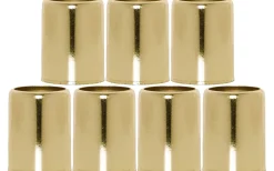 Tillbehör Till Adventsljusstakar<Star Trading Ljusmanschett Metallhylsa Mässing 7-pack