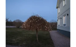 Ljusnät|Crispy Ice White Ljusslingor (3000K)<Star Trading Ljusnät Crispy Ice White 3x3m 200LED IP44