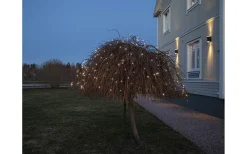 Ljusnät|Crispy Ice White Ljusslingor (3000K)<Star Trading Ljusnät Crispy Ice White 3x3m 200LED IP44