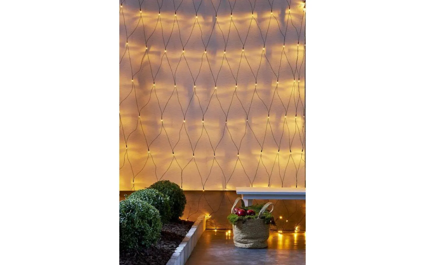 Star Trading Ljusnät Golden Warm White 2x2m 160LED IP44* Ljusnät|Ljusslingor Utomhus