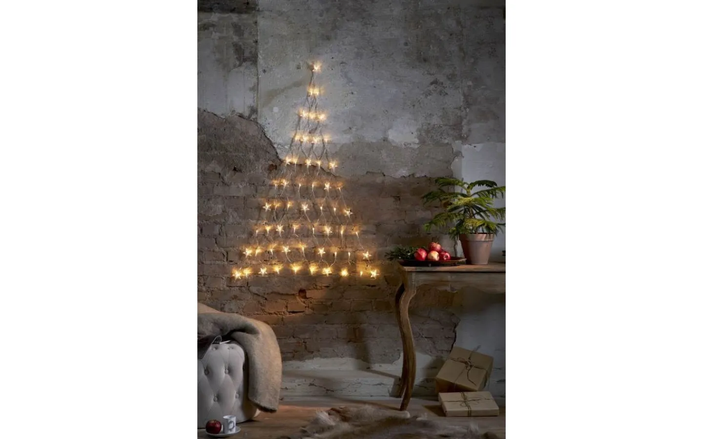 Ljusnät|Julpynt Utomhus<Star Trading Ljusnät Stjärna 120cm Varmvit