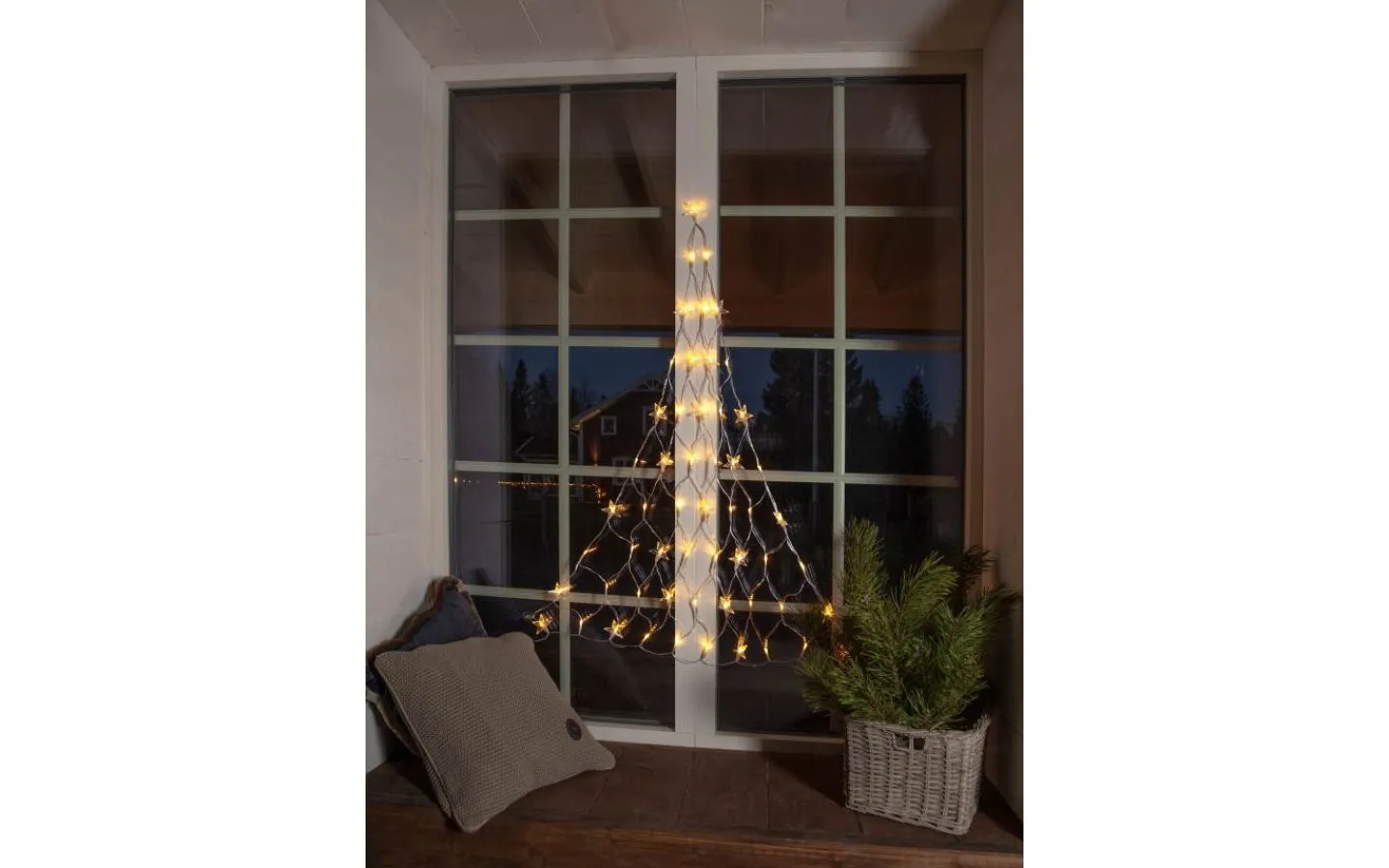 Ljusnät|Julpynt Utomhus<Star Trading Ljusnät Stjärna 120cm Varmvit