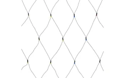 Ljusnät 250x150cm Frost Multifärg IP44