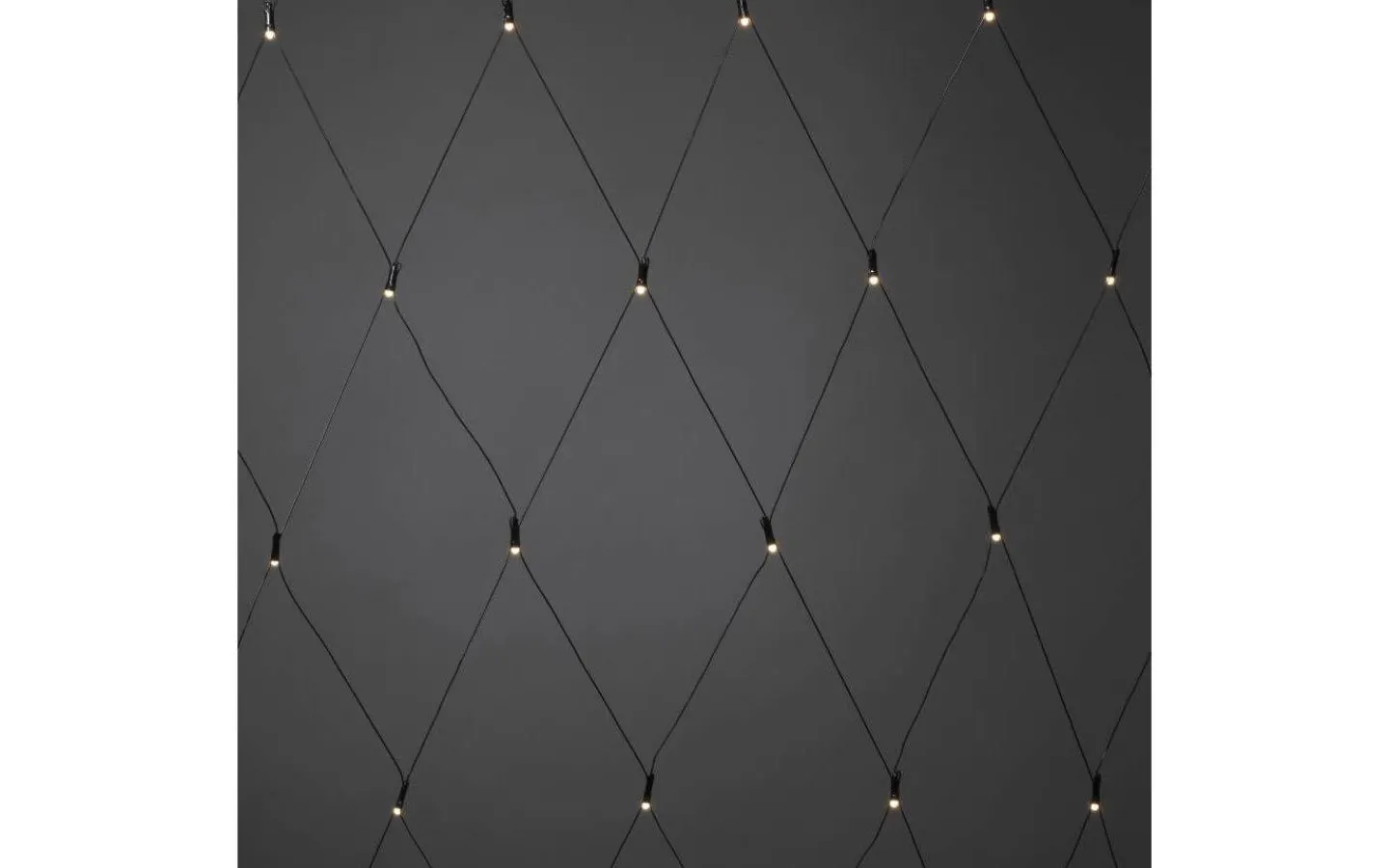 Konstsmide Ljusnät 2,5x1,5m Frostad Varmvit IP44* Ljusnät