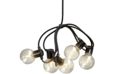 Konstsmide Ljusslinga Batteridriven 10L Svart Med Timer 2,25m EVV* Batterislingor Utomhus|Batterislingor Utomhus