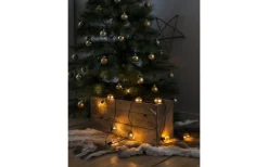 Konstsmide Ljusslinga Batteridriven 10L Svart Med Timer 2,25m EVV* Batterislingor Utomhus|Batterislingor Utomhus