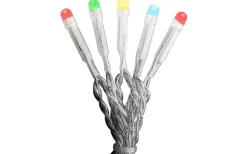 Ljusslingor Med Färgade Lampor<Konstsmide Ljusslinga 63cm RGB Frostad, Transparent Inomhus