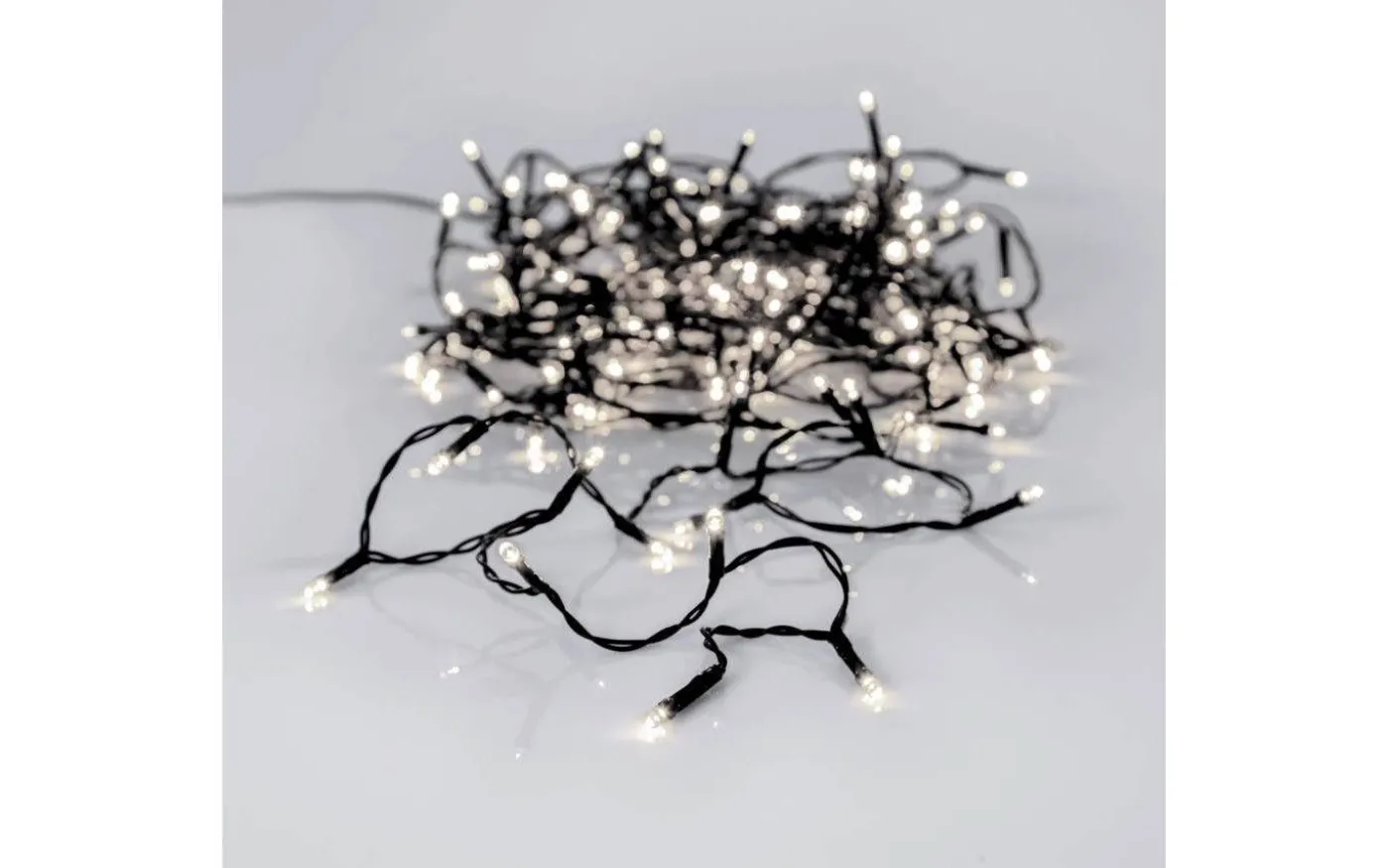 Ljusslinga Crispy Ice White 12,6m 180LED IP44