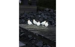 Julpynt Utomhus|Utomhusdekorationer<Konstsmide Ljusslinga Fåglar 4m Neutralvit IP44