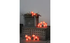 Julpynt Utomhus<Konstsmide Ljusslinga Hästar 5-Pack Röd IP44