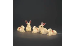 Utomhusdekorationer<Konstsmide Ljusslinga Kanin 4m IP44