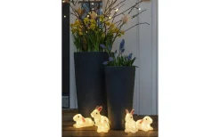 Utomhusdekorationer<Konstsmide Ljusslinga Kanin 4m IP44