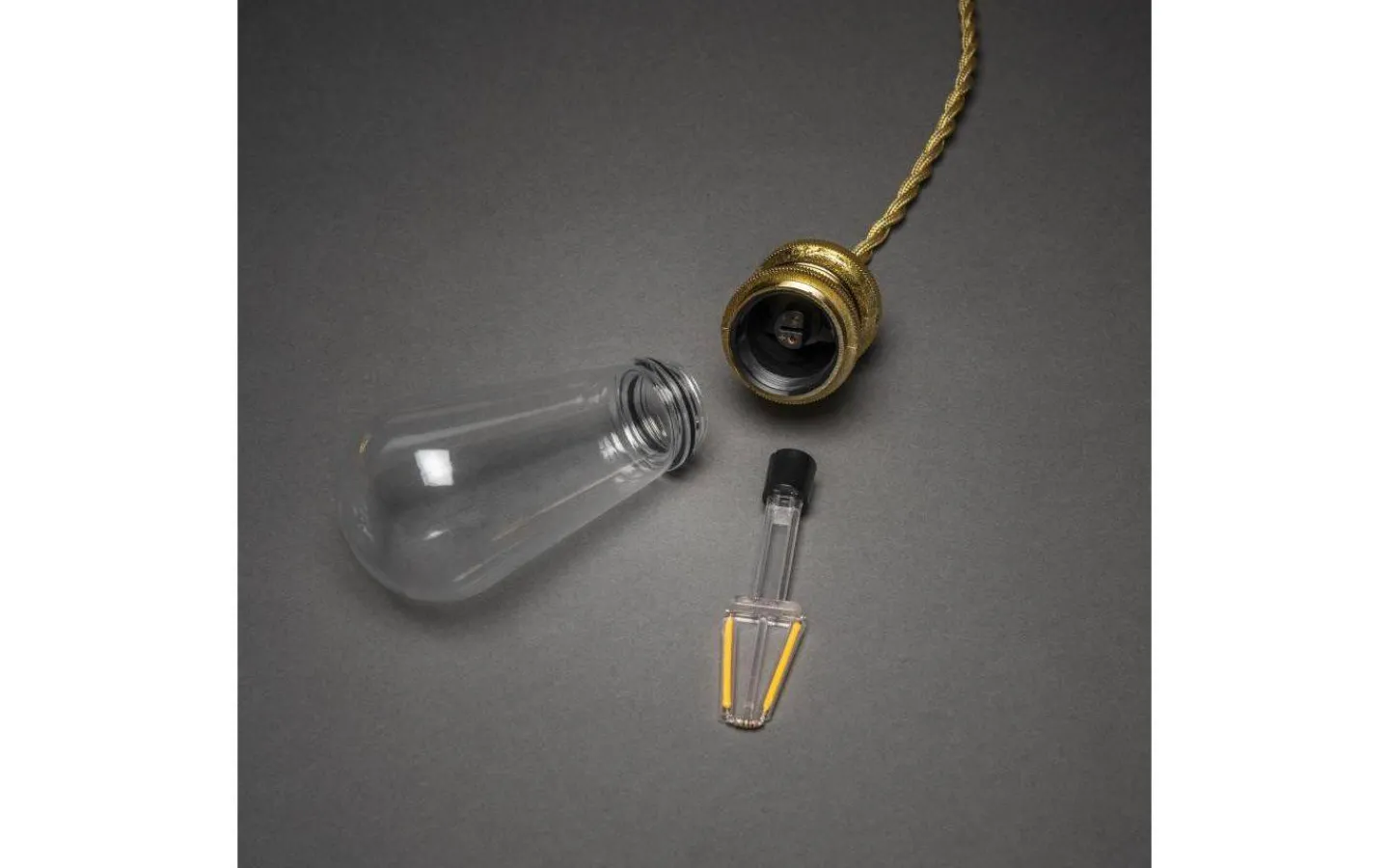 Konstsmide Ljusslinga Lyktlampor 8L Amber 3,5m* Partyslingor Inomhus 230V