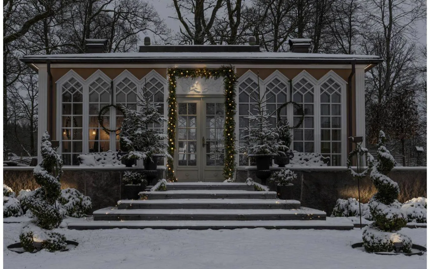 Ljusslinga 2,7m 40 Varmvit, Svart IP44