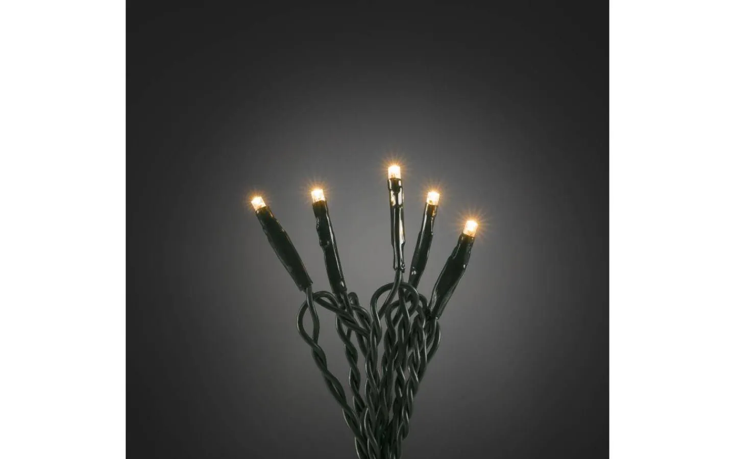 Korta Ljusslingor (1-10M)|Ljusslingor Inomhus<Konstsmide Ljusslinga 2,38m Amber Inomhus