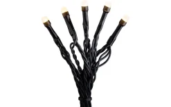 Långa Ljusslingor (21M+)|Ljusslingor Utomhus<Konstsmide Ljusslinga 32m Frostad Amber, Svart IP44