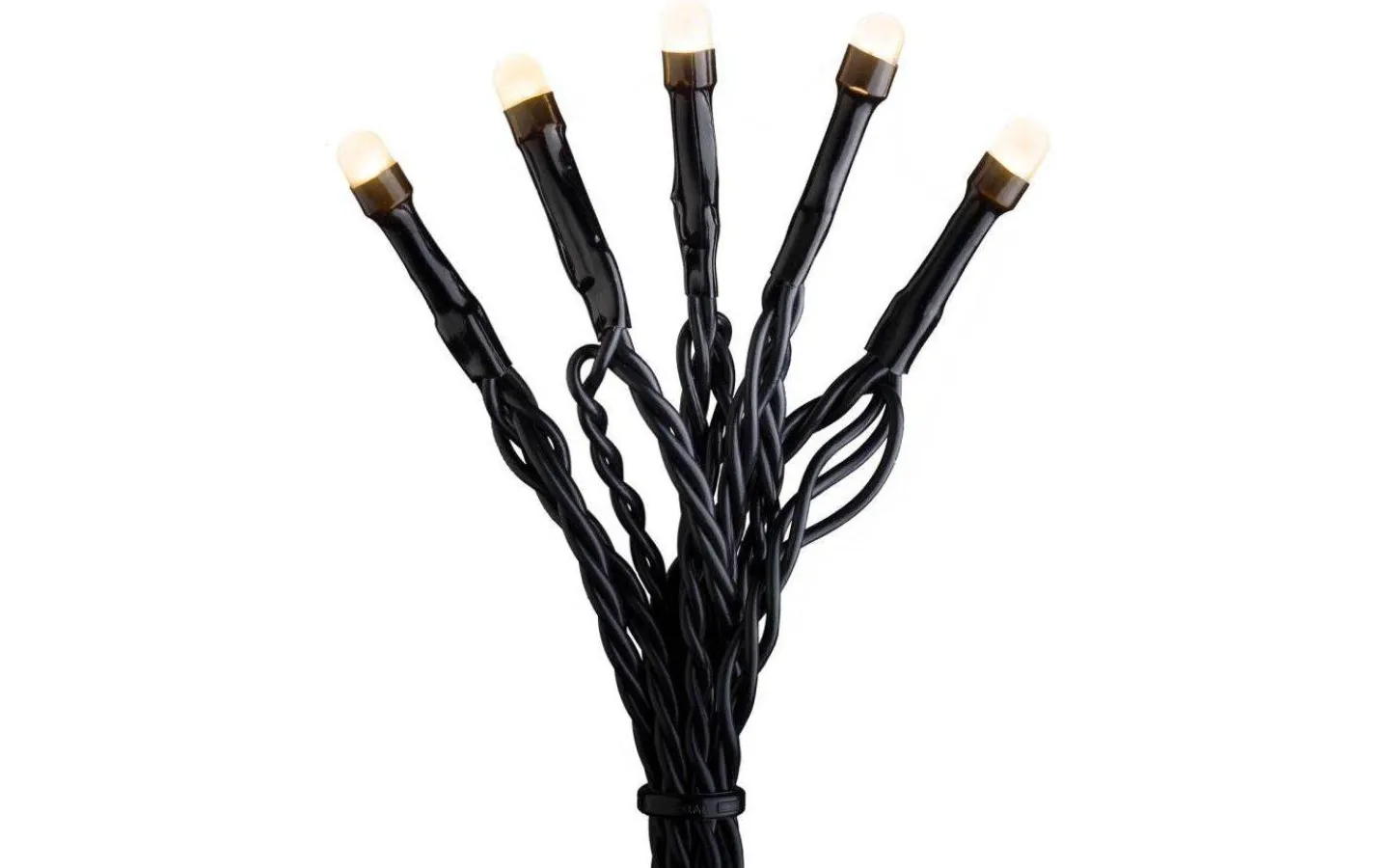 Långa Ljusslingor (21M+)|Ljusslingor Utomhus<Konstsmide Ljusslinga 32m Frostad Amber, Svart IP44